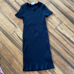 H&M black stretchy dress